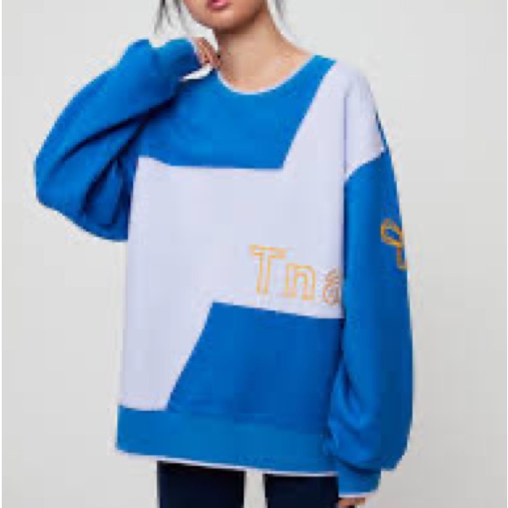 TNA Aritzia Oversized Crew Fleece Sweatshirt Size 2/small
